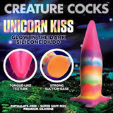 Unicorn Kiss Dildo Glow In The Dark