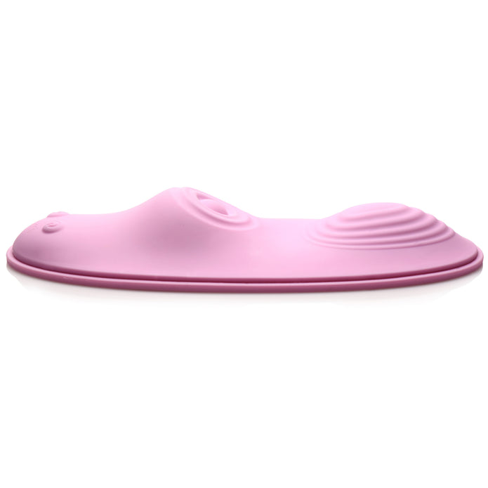The Pulse Slider 28X Pulsing & Vibrating Silicone Pad W/ Remote