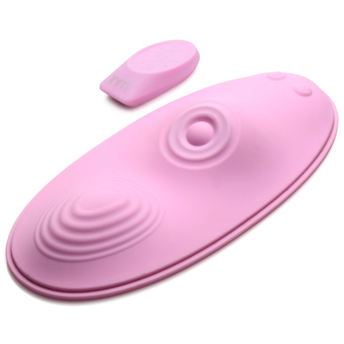 The Pulse Slider 28X Pulsing & Vibrating Silicone Pad W/ Remote