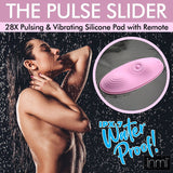 The Pulse Slider 28X Pulsing & Vibrating Silicone Pad W/ Remote