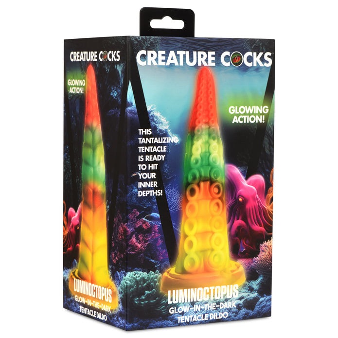 Luminoctopus Glow-In-The-Dark Tentacle Dildo