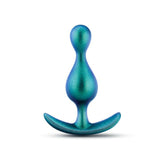 Anal Adventures Matrix | The Photon Plug: 4.5 inch Smooth Tapered Butt Plug in Neptune Teal | With Stayput™ Technology & AnchorTech™ Base