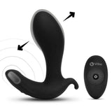 B-Vibe Expanding and Vibrating Plug- Black