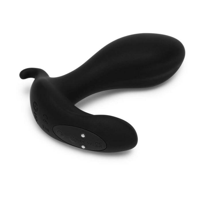 B-Vibe Expanding and Vibrating Plug- Black