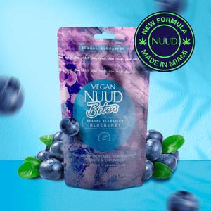 NUUD BITES Male Aphrodisiac Gummies Blueberry