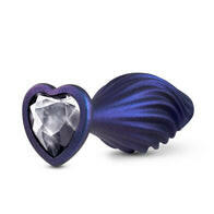 Anal Adventures Matrix Swirling Bling Sapphire 4.5-Inch Anal Plug