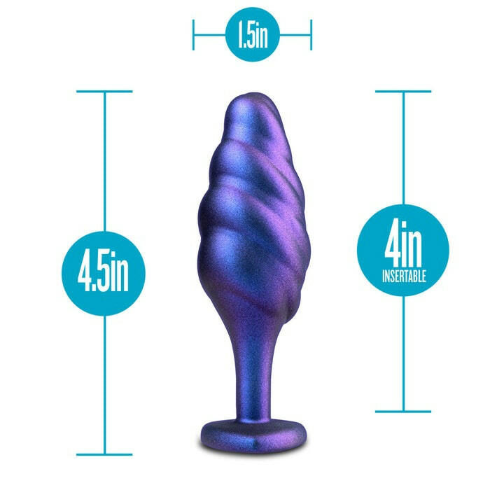 Anal Adventures Matrix Bumped Bling Sapphire 4.5-Inch Anal Plug