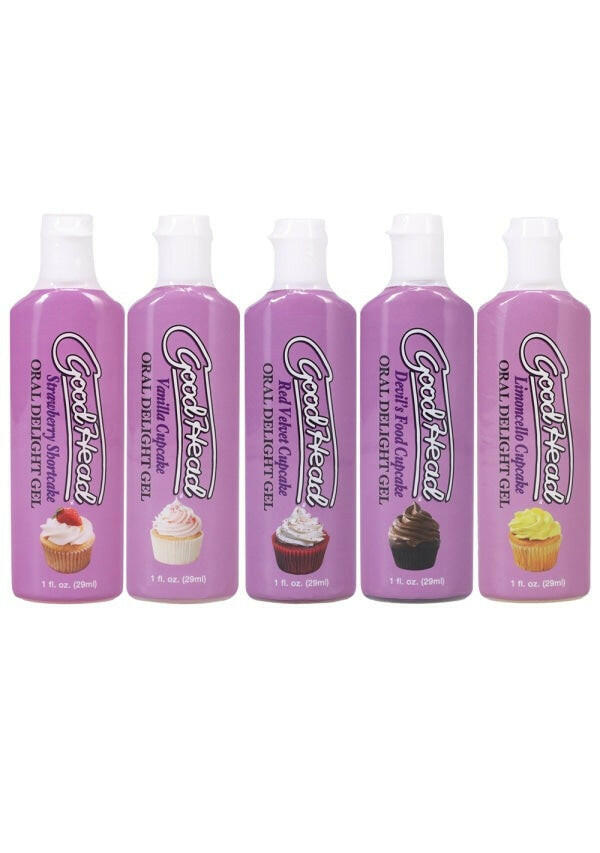 GoodHead - Oral Delight Cupcakes Gel - 5-Pack