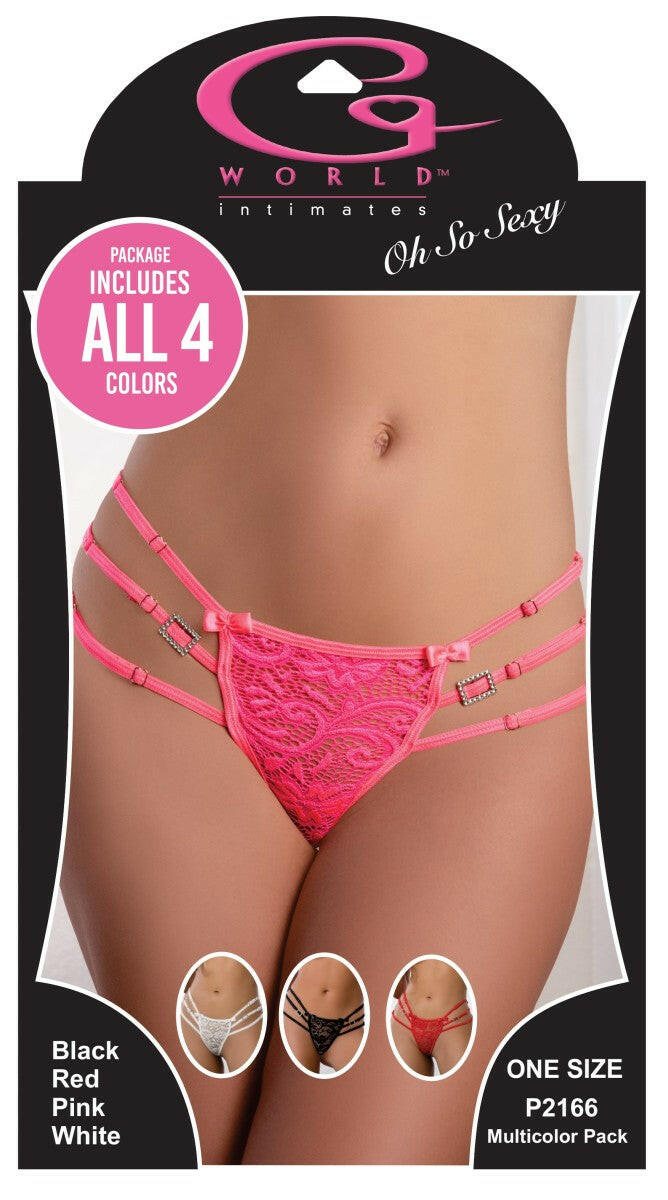 BOX Of Four Panties In Four Colors: