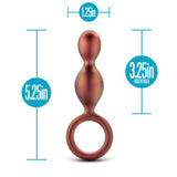 Anal Adventures Matrix Duo Loop Copper 5.25-Inch Anal Plug