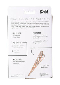 Rose Gold Brat Sensory Fingertips