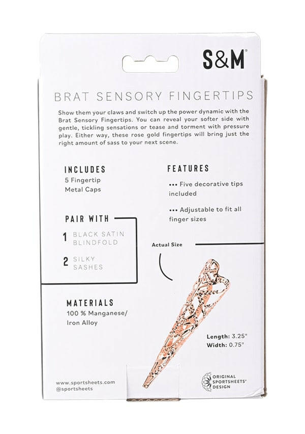 Rose Gold Brat Sensory Fingertips