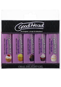 GoodHead - Oral Delight Cupcakes Gel - 5-Pack