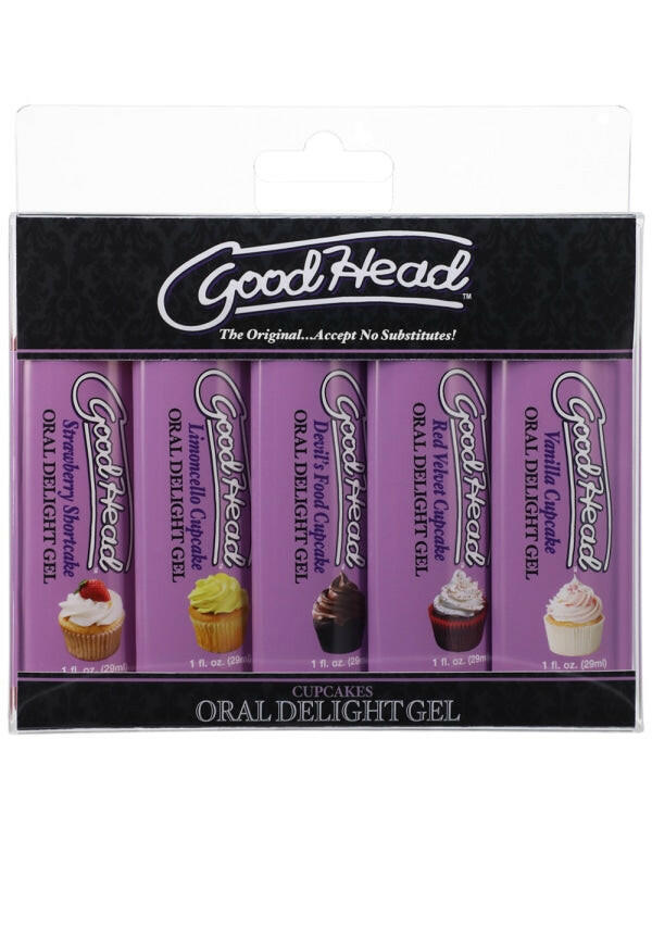 GoodHead - Oral Delight Cupcakes Gel - 5-Pack