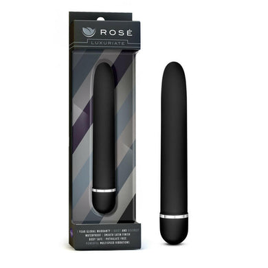 Rose Luxuriate Black 7-Inch Vibrator