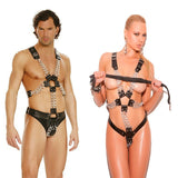 LEATHER UNISEX HARNESS L9992