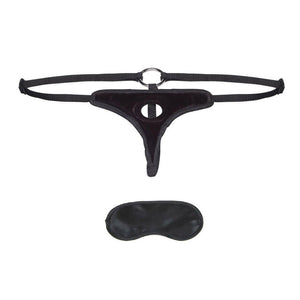 Black Velvet Bikini Strap-on