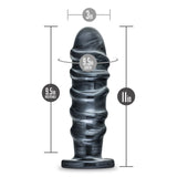 Blush Jet Annihilator 11 in. Anal Plug Carbon Metallic Black