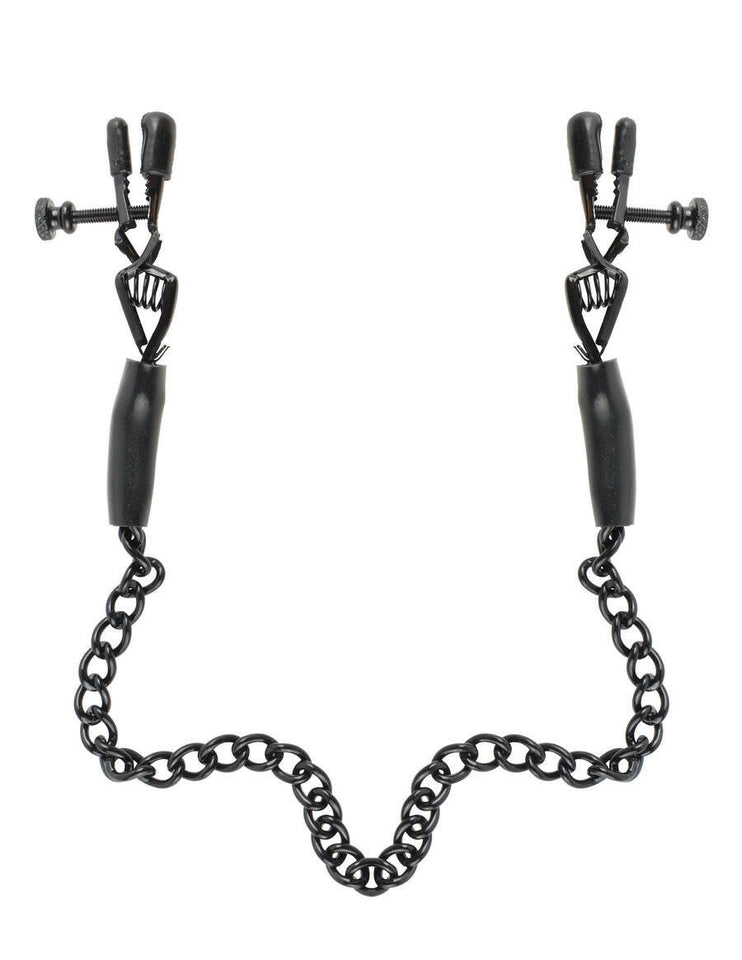 Fetish Fantasy Adjustable Nipple Chain Clamps