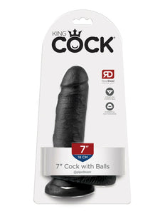 King Cock 7" Cock with Balls