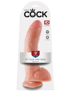 King Cock 9" Cock with Balls