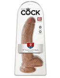 King Cock 9" Cock with Balls