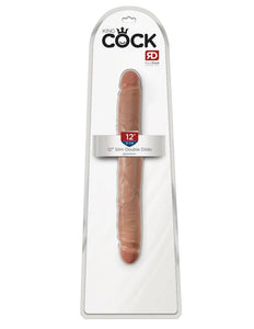 King Cock 12" Slim Double Dildo