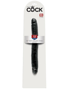 King Cock 12" Slim Double Dildo