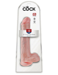 King Cock 13" Cock with Balls