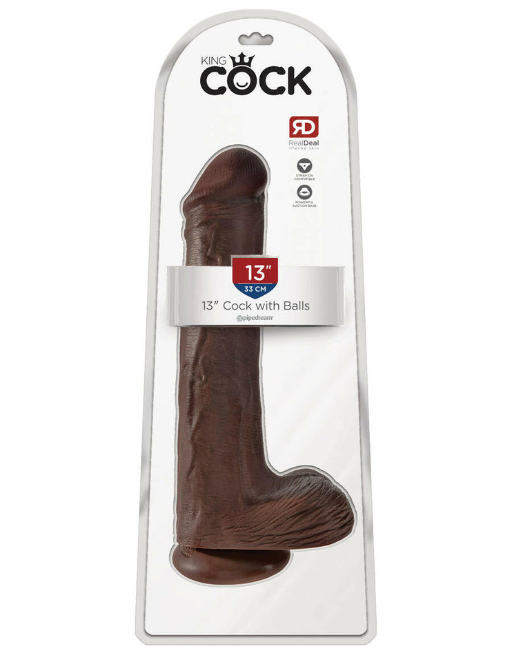 King Cock 13" Cock with Balls
