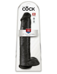 King Cock 15" Cock with Balls
