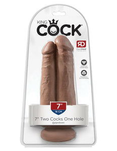 King Cock 7" Two Cocks One Hole