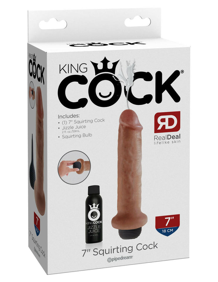 King Cock 7" Squirting Cock