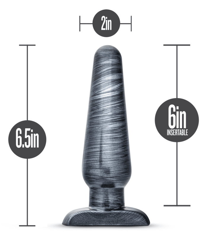 Blush Jet Large Plug Carbon Metallic Black