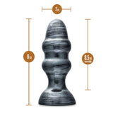 Blush Jet Stealth 6.5 in. Anal Plug Carbon Metallic Black
