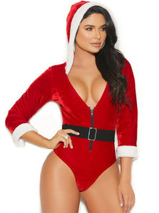 Plus Size Santa's Tease Christmas Costume