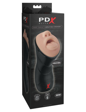 PDX Deep Throat Vibrating Stroker