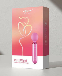 Pomi Wand Clit Tease Vibrating Wand - Pink