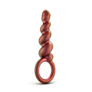 Anal Adventures Matrix Spiral Loop Copper 5.25-Inch Anal Plug