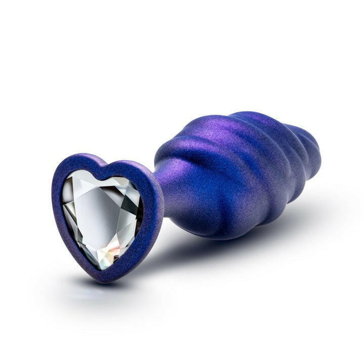 Anal Adventures Matrix Bumped Bling Sapphire 4.5-Inch Anal Plug