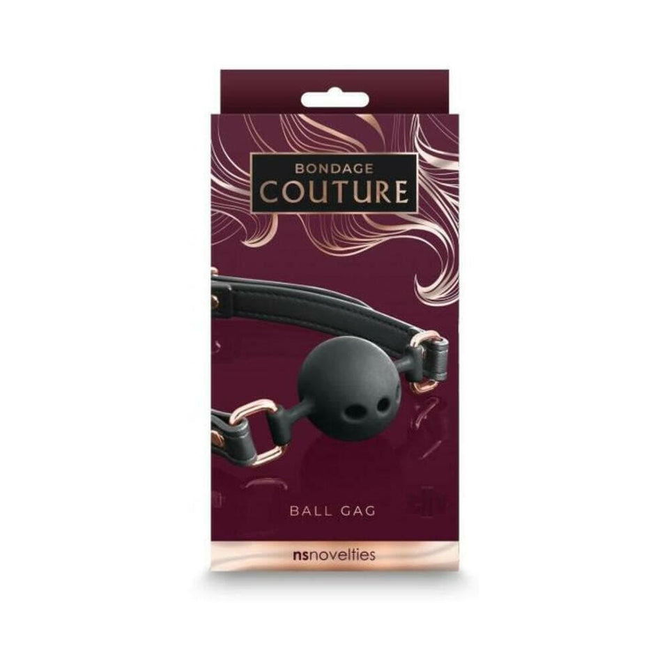 Bondage Couture Ball Gag Black