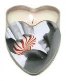 Edible Heart Candle Mint 4 oz