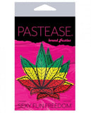Pastease Marijuana Leaf Rasta Weed Pasties O/S
