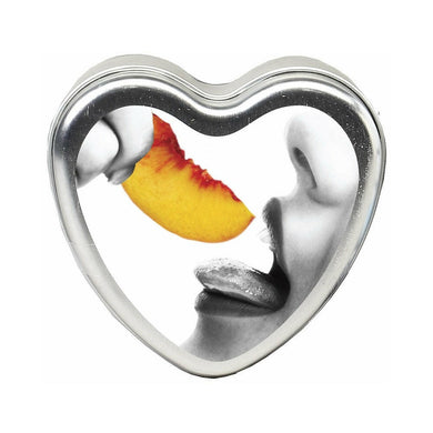 Edible Heart Candle - Peach