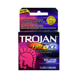 Trojan Fire & Ice Lubricated Latex Condoms