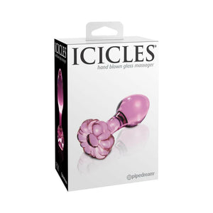 Icicles No 48 Pink Glass Butt Plug