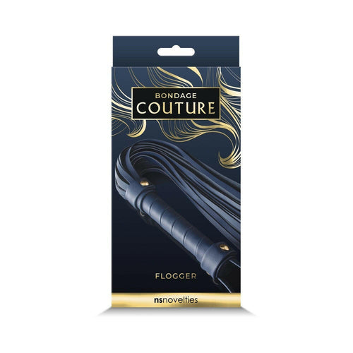 Bondage Couture Flogger Blue