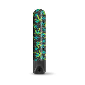 Prints Charming Buzzed Rechargeable 3.5" Bullet - Canna Queen - Black