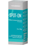 Spot-on g-spot stimulating gel for women - 2 oz tube