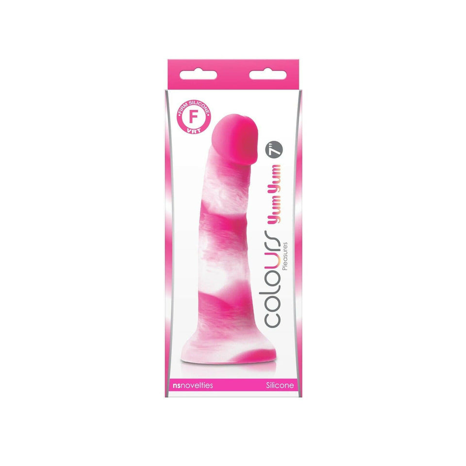 Colours Pleasures Yum Yum Dildo - pink